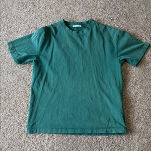 Zara Green Short Sleeve Crewneck Tee